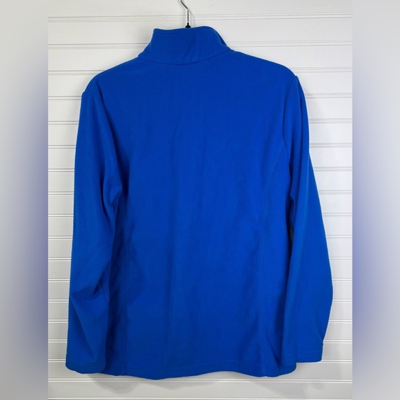 Land’s End women’s blue fleece long sleeved half zip sweatshirt. Size 18 XL - Picture 2 of 4